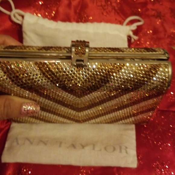 Beautiful evening sparkly clutch purse - Picture 3 of 6